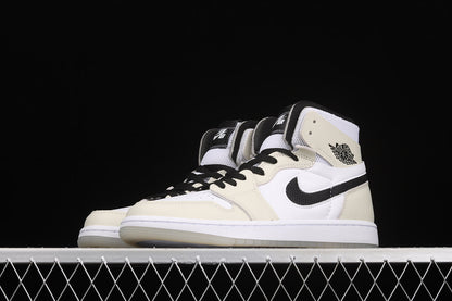 Air Jordan 1 Retro Light Bone White Black Shoes For Man And Boys CT0979-002