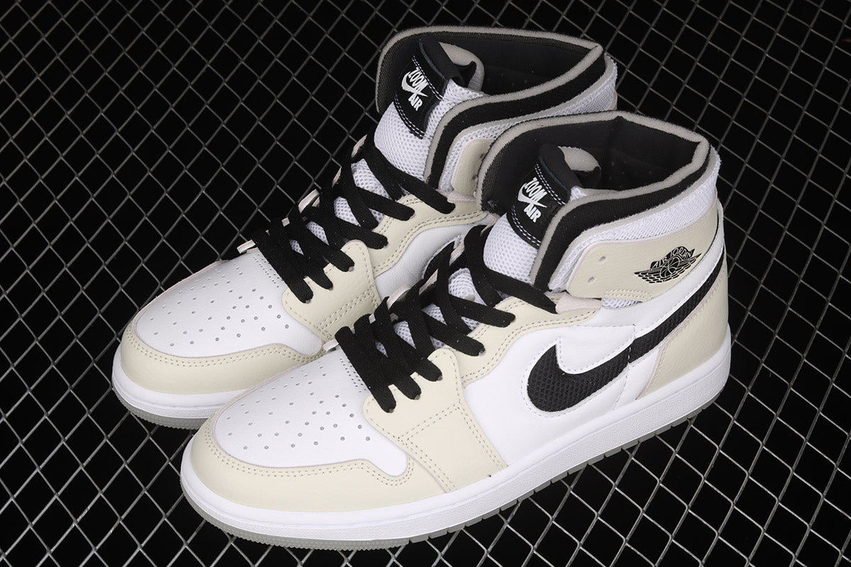 Air Jordan 1 Retro Light Bone White Black Shoes For Man And Boys CT0979-002