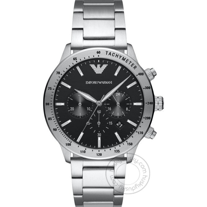 Emporio Armani Mario Chronograph Analog Black Dial Men's Watch AR11241