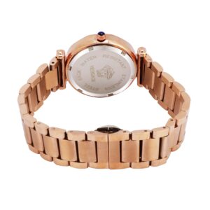 Rose Gold Strap New Stylish Branded Women's Bracelet Watch For Women And Girls Grey Dial Ver-53915 Genuine Formal look Watch