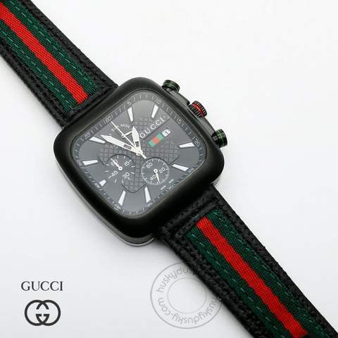 Gucci Chronograph Multi Color Strap Men's Watch For Man GC WT 03 Black Dial Date Gift Watch