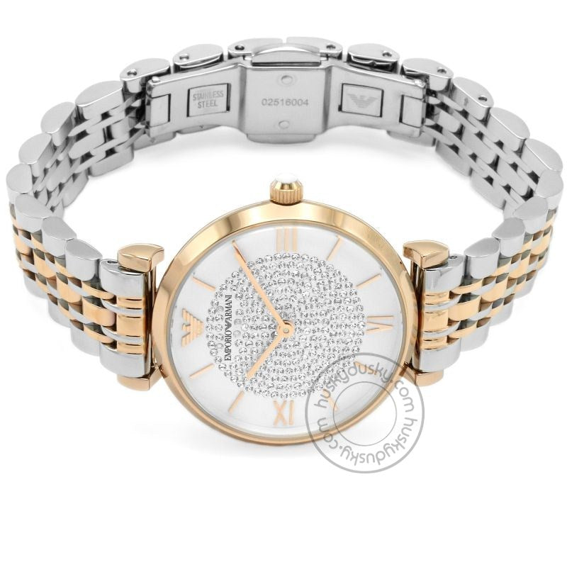 Watch AR1926 Silver Dimond Dial Multi Color Strap For Women-Best gift