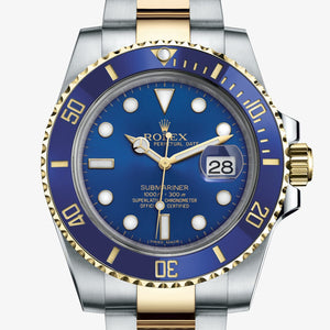 Rolex blue dial quartz men's watch RLX-BLUE-SG-QTZ