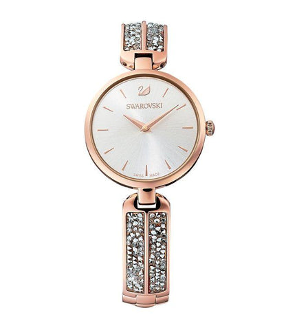 5519306 Analog Dream Rock Watch With Gold Case And Diamond Band for Women and Girls Vintage Collection- Best Gift SW-5506