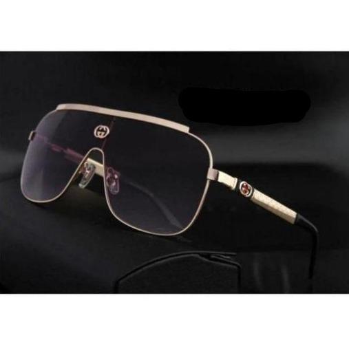 Branded Men'S Sunglass For Man Black Glass With Gold Stick Gu-Bg-01 For Man