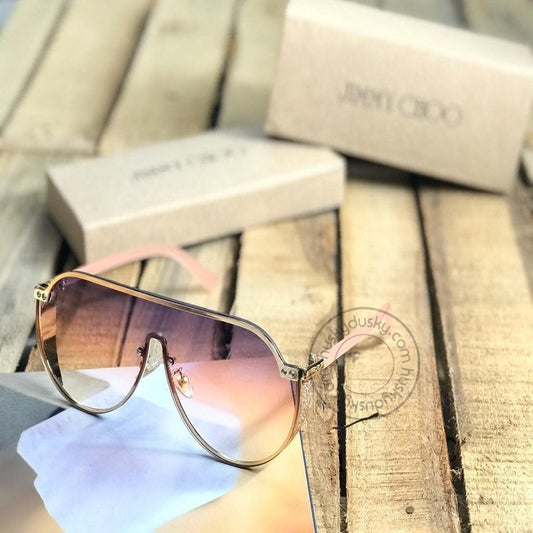 Transparent Multi Color Glass Men's Women's Sunglass For Man Woman or Girl JC-123 Pink Plastic Stick Sunglass