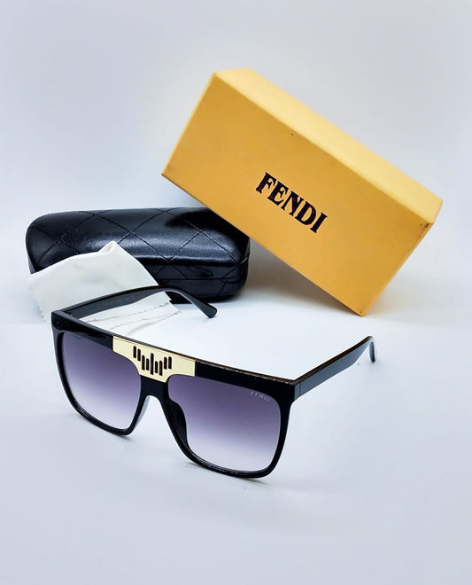 Branded Men's Sunglass For Men's Purple Shade Sunglass With Black Stick FN-772 For Man