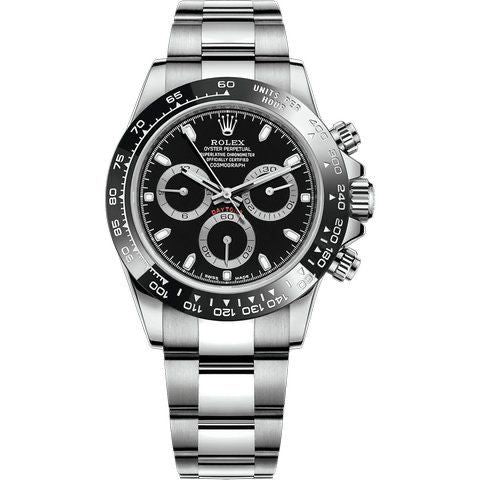 ROLEX Ceramic COSMOGRAPH Daytona Automatic Panda Black Dial Watch With Stainless Steel Strap Men's Watch RLX-B116500LN