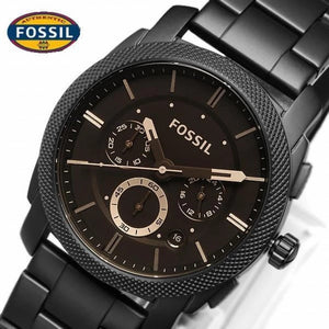 Fossil Machine Chronograph Black Dial Men's Watch For Man - FS4682