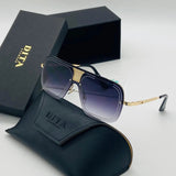 Purple Color Glass Man's Women's Sunglass DT-59 Gold & Black stick Gift Sunglass