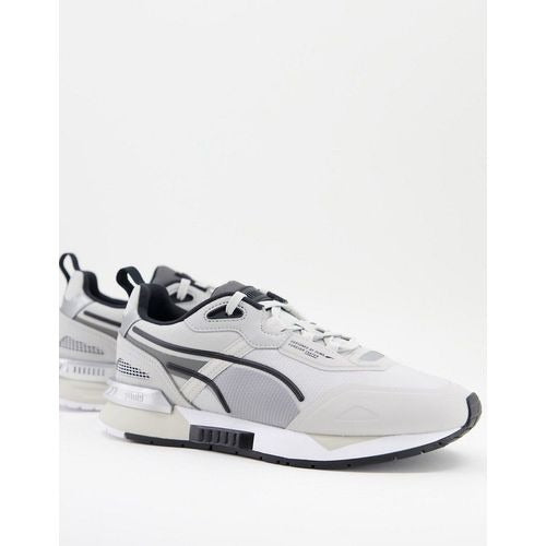 Puma Mirage Tech Core White Grey Violet Shoes For Men And Women 381119-02