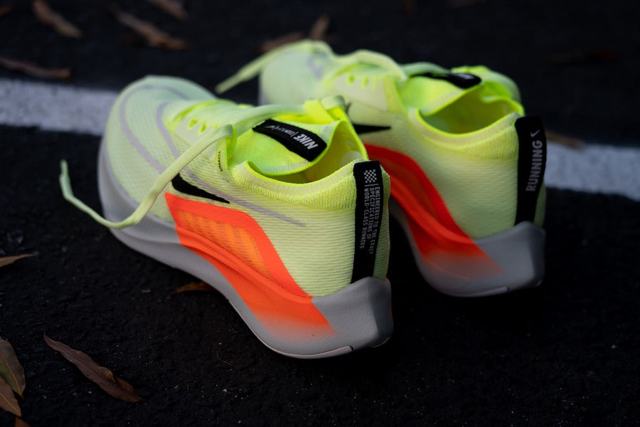 Nike Zoom Fly 4 Barely Volt Black Hyper Orange Color Running Shoes For Men And Women CT2392-700