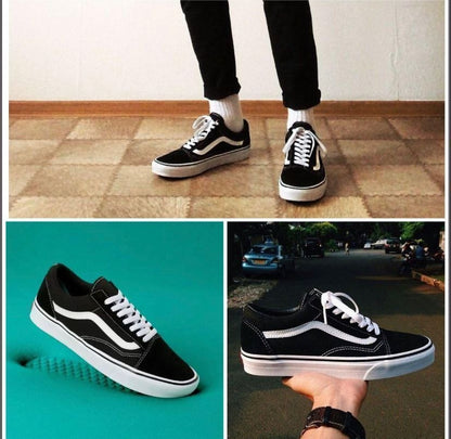 Vans Old Skool Men and Women Shoes Classic Skateboard low fashion Shoes - VA215B000-Q12