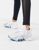 Nike Air Zoom Superrep White Metallic Silver Shoes For Men And Women BQ7043-100