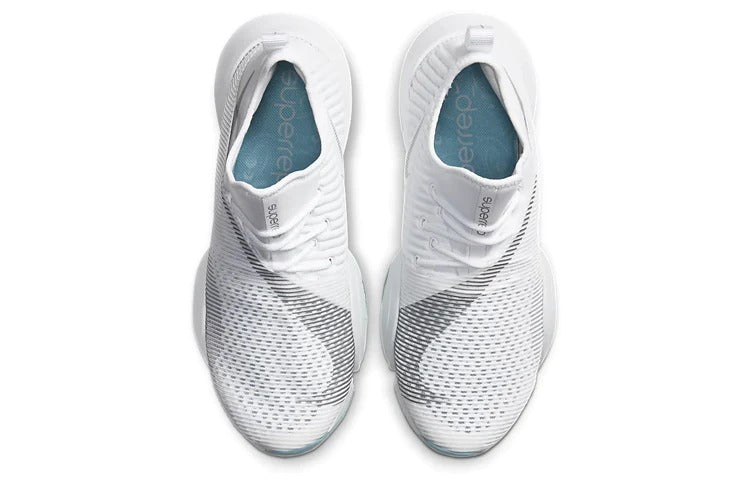 Nike Air Zoom Superrep White Metallic Silver Shoes For Men And Women BQ7043-100