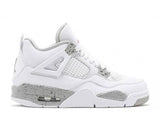 Air Jordan 4 Retro Gs White Oreo Fire Grey Black Tech Red Color Shoes For Boys And Girls DJ4699-100