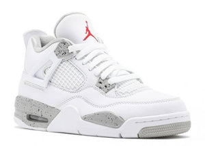 Air Jordan 4 Retro Gs White Oreo Fire Grey Black Tech Red Color Shoes For Boys And Girls DJ4699-100