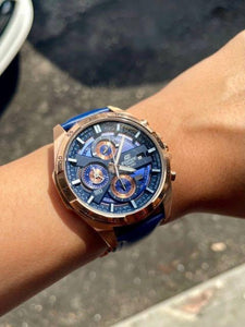 Casio Edifice Chronograph Blue Dial Watch For Men Efr EFR-559