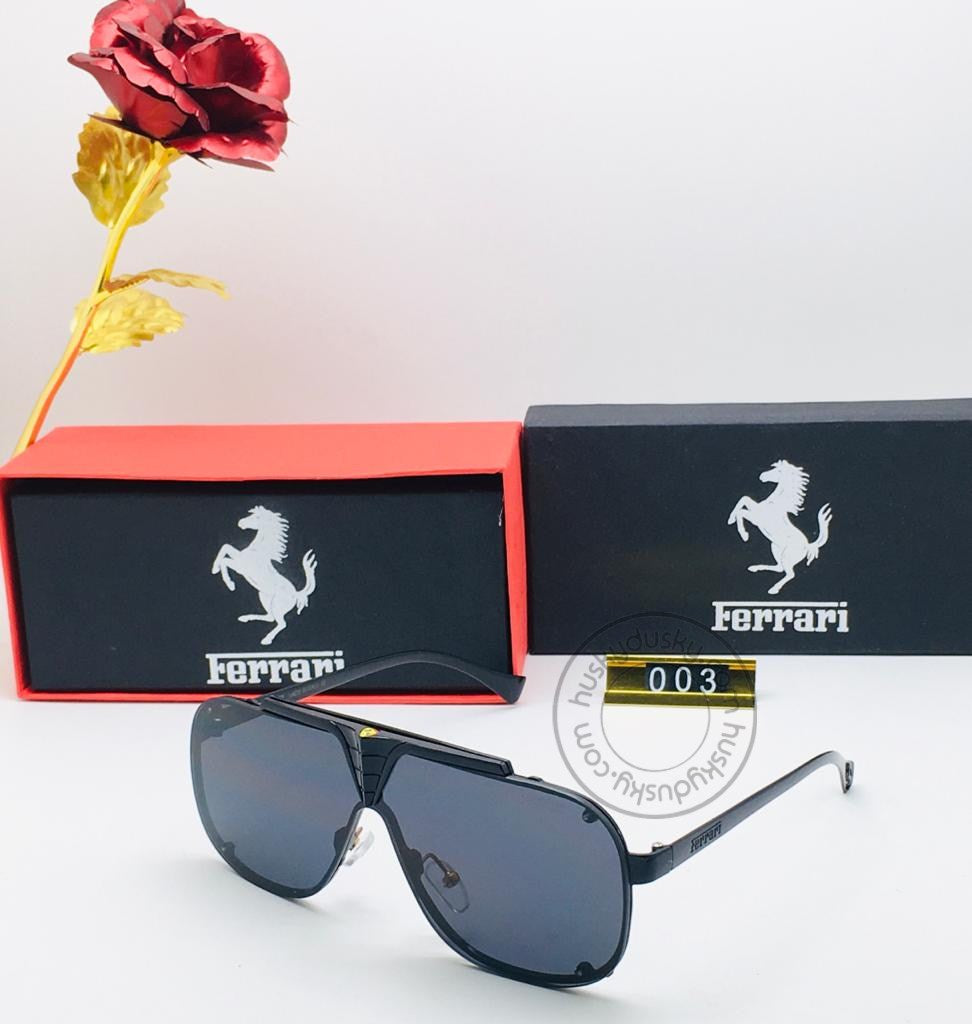 Latest Design Black Color Glass Men's Women's For Man Woman or Girl FRR-003 Black Frame Sunglass