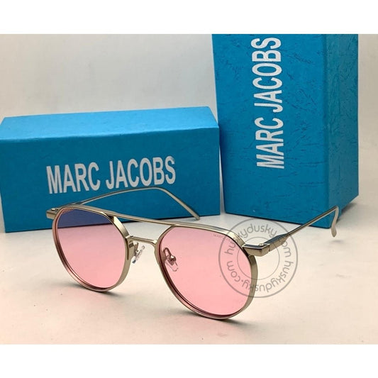 Branded Transparent Pink Glass Men's Sunglass For Man MJ-57 Silver Stick Gift Sunglass