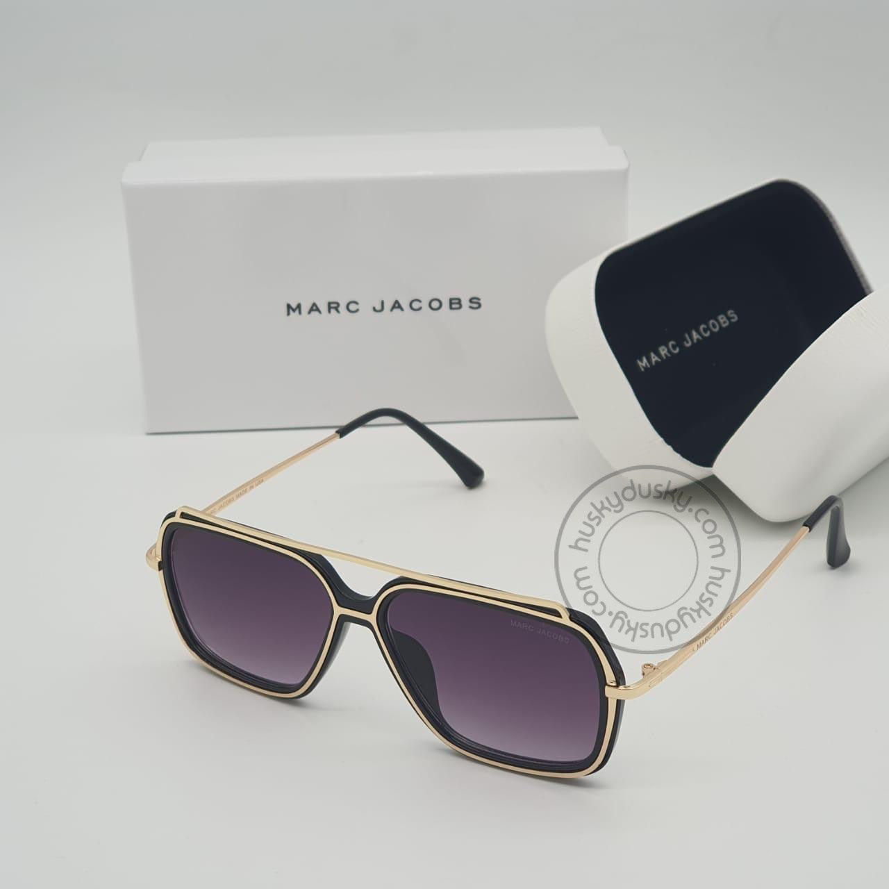 Branded purple Glass Men's Sunglass For Man MJ-95 Black & Gold Stick & Frame Gift Sunglass