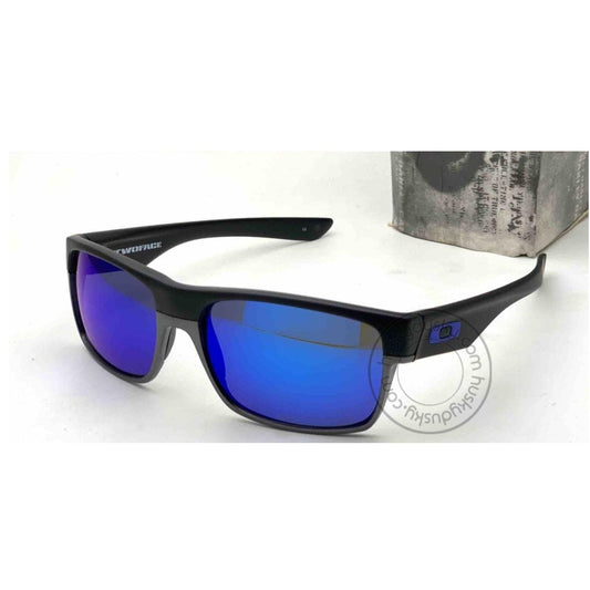 Dark Blue Color Glass Men's Sunglass for Men or Boy OAK-02 Black Frame Gift Sunglass