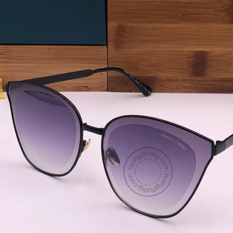 Branded Purple Glass Men's Women's Sunglass For Man Woman or Girl JC-650 Black Stick Frame Gift Sunglass