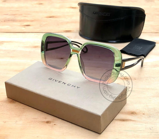 Branded Multi Color Glass Women's Square Sunglass for Woman or Girl GY-180 Desingn Stick Frame Gift Sunglass