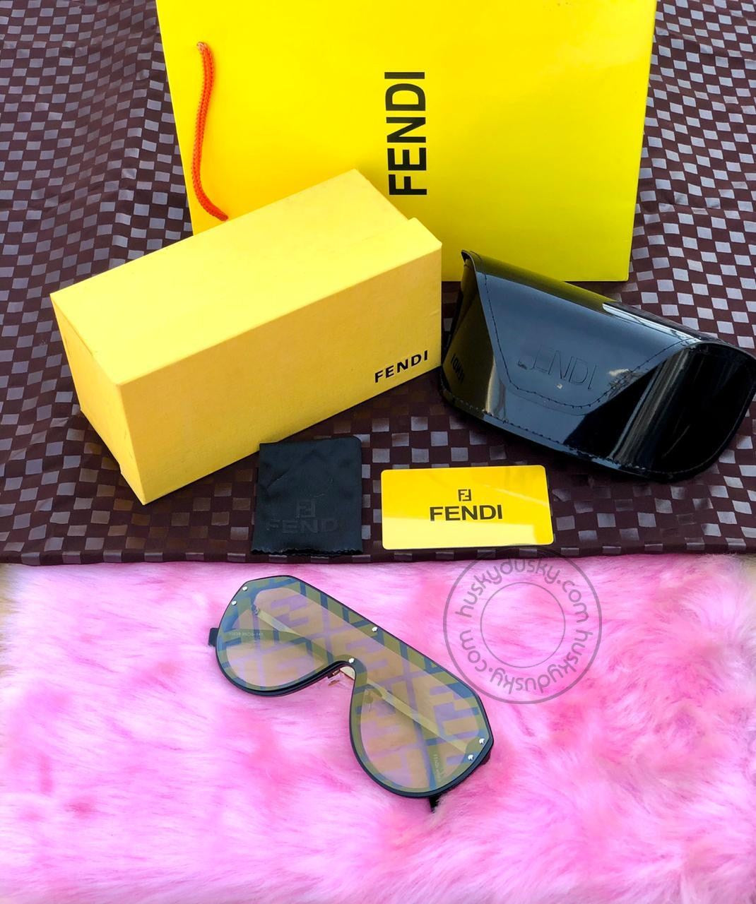 BRANDED Men's SUNGLASS FOR Man FOR MEN's YELLOW SHADE SUNGLASS WITH GOLD&BLACK STICK FN-03 FOR MAN GIFT