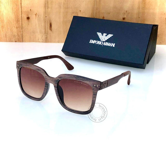 Branded Brown Glass Men's Sunglass For Man Arm-366 Brown Frame Gift Sunglass