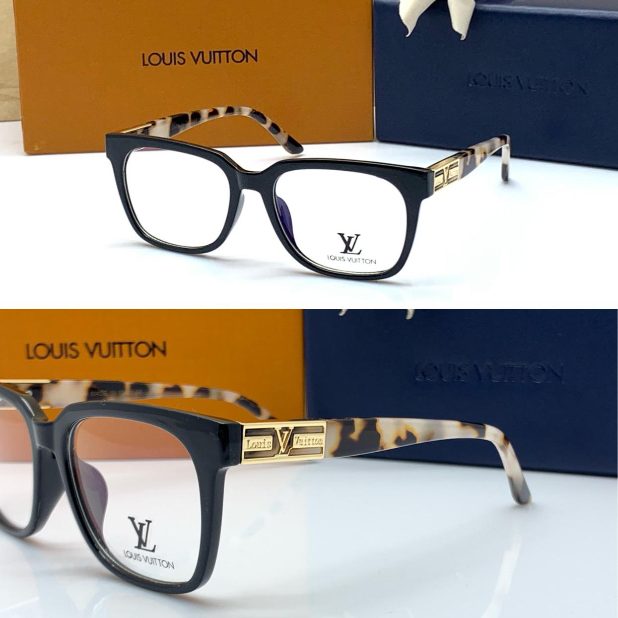 Transparent Glass Men's Women's Sunglass For Man Woman Or Girl Lv-187 Design Cheetah Print Stick Gift Sunglass