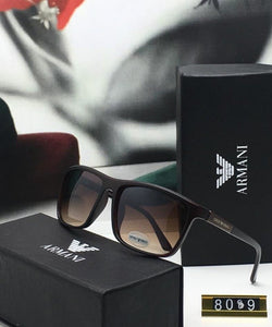 Branded Brown Glass Men's Sunglass For Man ARM-98 Black Frame Gift Sunglass