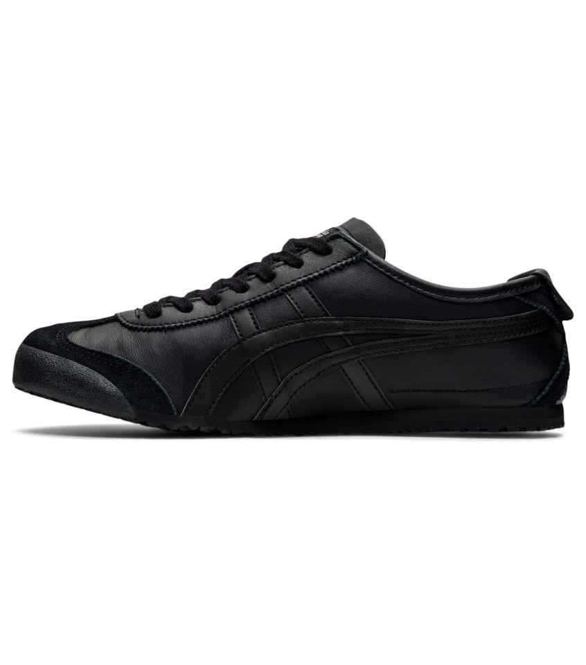 Onitsuka Tiger Unisex (All Black) Mexico 66 Deluxe Shoes Lace-Up Athletic Shoes For Men's Or Boys-?THL202-9000