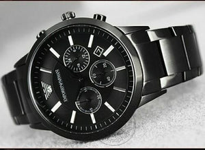 Emporio Armani Chronograph Analog Black Dial Men's Watch AR2453