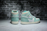 Air Jordan 1 Retro Light Green Shoes For Man And Boys 555088-311