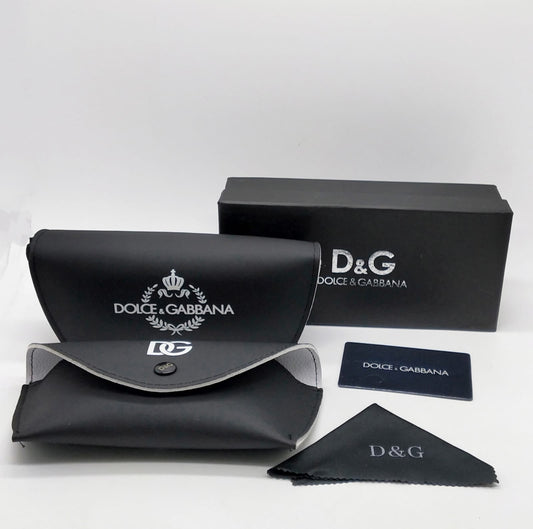 DOLCE & GABBANA Branded Original Sunglass Case With Brand Cover & Dust Cover And Hard Box For All Type of Sunglass D&G-BLK-BOX