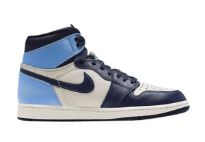 Air Jordan 1 Retro High OG Obsidian University Blue Sail Shoes For Man And Boys 555088-140