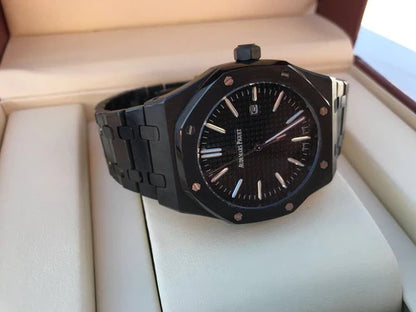 Aude mars Piguet Royal Oak Self-winding Extra-Thin In A Luscious New Plum Tone Dial New Arrival For Man With crocodile Dial Design Watch- Best Men's Collection PK-15400ST