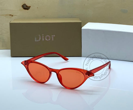 Orange Glass Women's Sunglass for Woman or Girl DR-000 Orange Frame Gift Sunglass