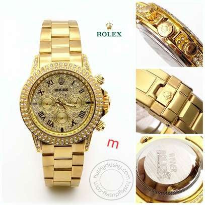 Rolex Diamond Luxury Men's Watch for Man RLX-ZOOM Quartz Gold Watch