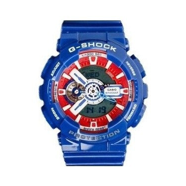 Casio G-SHOCK x MARVEL AVENGERS CAPTAIN AMERICA GA-110CAPTAIN-2PR