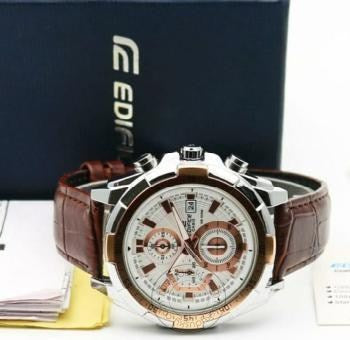 Casio Edifice Chronograph White Dial Men's Watch EFR 539L 7A5VUDF