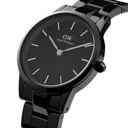 Daniel Wellington Analog Stainless Steel Strap Black Color Dial Watch With Black Case And Strap For Women's Watch DW-1205 Dial - Best Watch for Casual Use