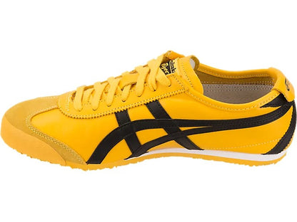 Mens Onitsuka Tiger Mexico 66 Athletic Shoes For Man And Boys - Yellow / Black DL408-0490