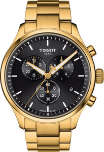 Tissot T-Sport Men's 45mm Gold PVD Quartz Chronograph Watch TS-T116.617.33.051.00