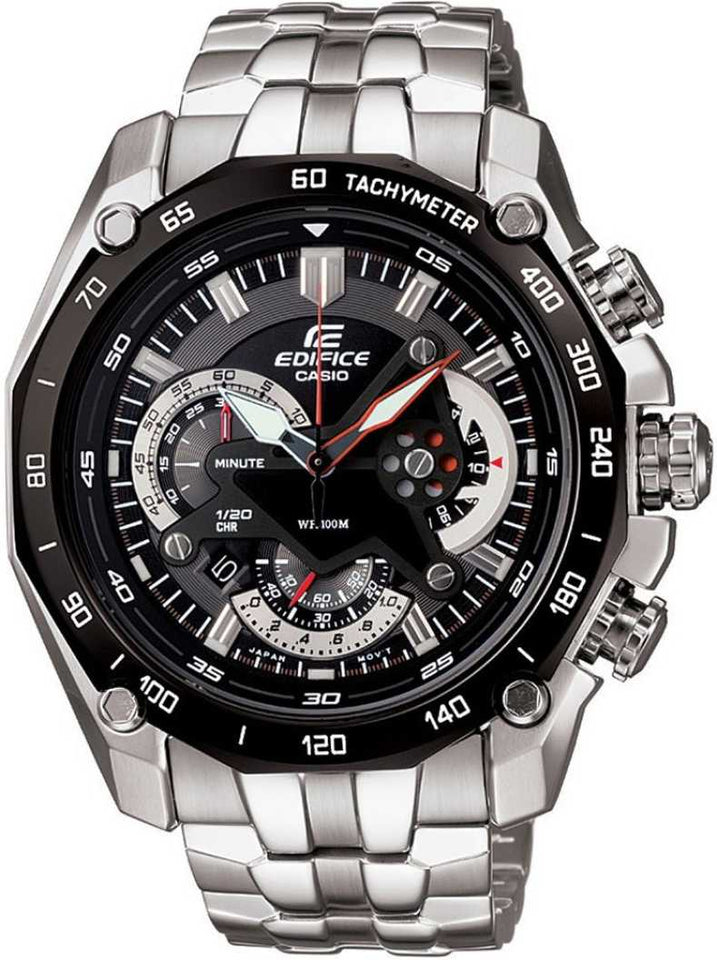 Chronograph Black Dial Men's Watch Metal Formal Casual EFR 550D-1AV