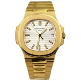 Patek Philippe Nautilus Mad Watch Qurtz Movement Rose Gold Gold Dated Watch For Men's-Best Men's Collection PK-5722