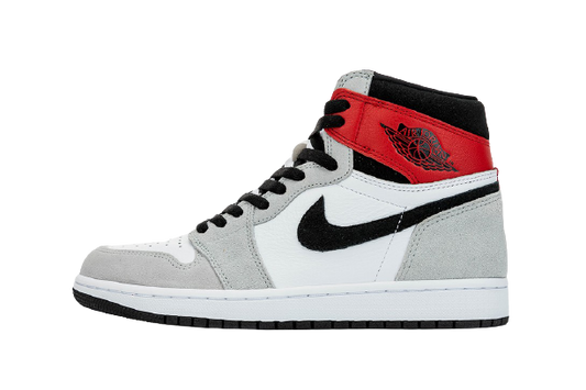 Air Jordan 1 High Light Smoke Grey Shoes For Men And Boys 555088-126
