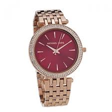 Darci Bronze Strap Tone Stainless Steel Analog Women's Watch For Girl Or Woman MK-3416 Best Gift Watch