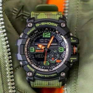 Casio G-shock Mudmaster BURTON Analog-Digital Black Dial Men's Watch-GG-1000BTN Gshock